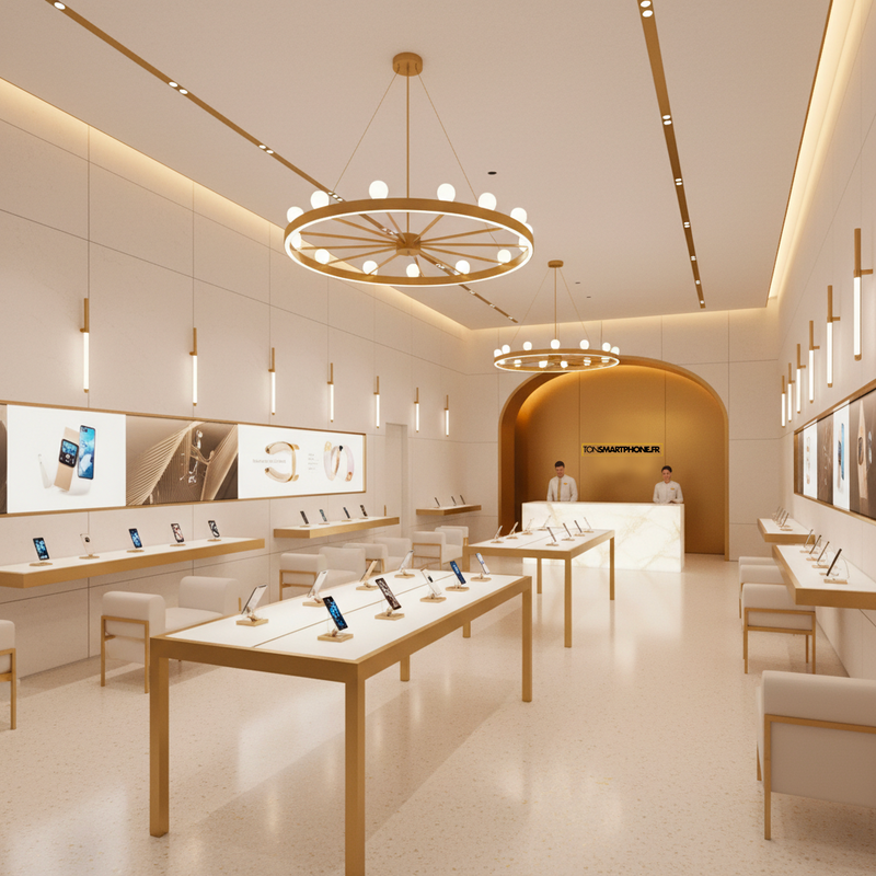 Intérieur de la boutique